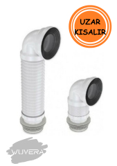WUVERA Körüklü Dirsekli Klozet Kadası