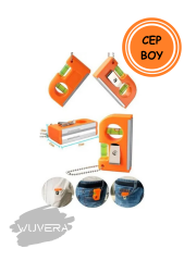 Wuvera Cep Tipi Su Terazisi – Mıknatıslı Mini Yapısı ile Pratik Kullanım