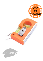 Wuvera Cep Tipi Su Terazisi – Mıknatıslı Mini Yapısı ile Pratik Kullanım