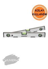 Wuvera 60 cm Mıknatıslı Su Terazisi – Profesyonel Ölçüm İçin Sağlam ve Ergonomik Terazi