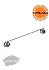 WUVERA Eko Krom Uzun Havluluk - Banyonuzda Zarafeti ve Fonksiyonelliği Bir Arada Yaşayın