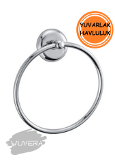 WUVERA Eko Yuvarlak Havluluk Havlu Askısı Havlu Asacağı