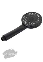WUVERA Fonksiyonlu Zebra Siyah Banyo Duş Başlığı Fiskiyesi Telefonu
