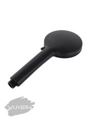 WUVERA Fonksiyonlu Zebra Siyah Banyo Duş Başlığı Fiskiyesi Telefonu