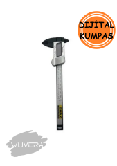 Wuvera Dijital Kumpas – Hassas LCD Göstergeli, Paslanmaz Gövdeli Ölçüm Aleti