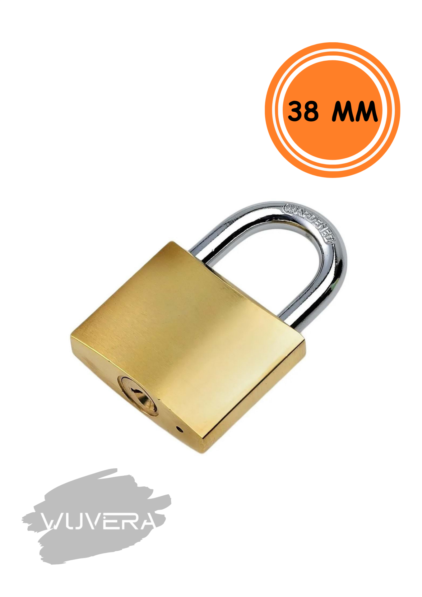 WUVERA Sarı Asma Kilit 38 Mm