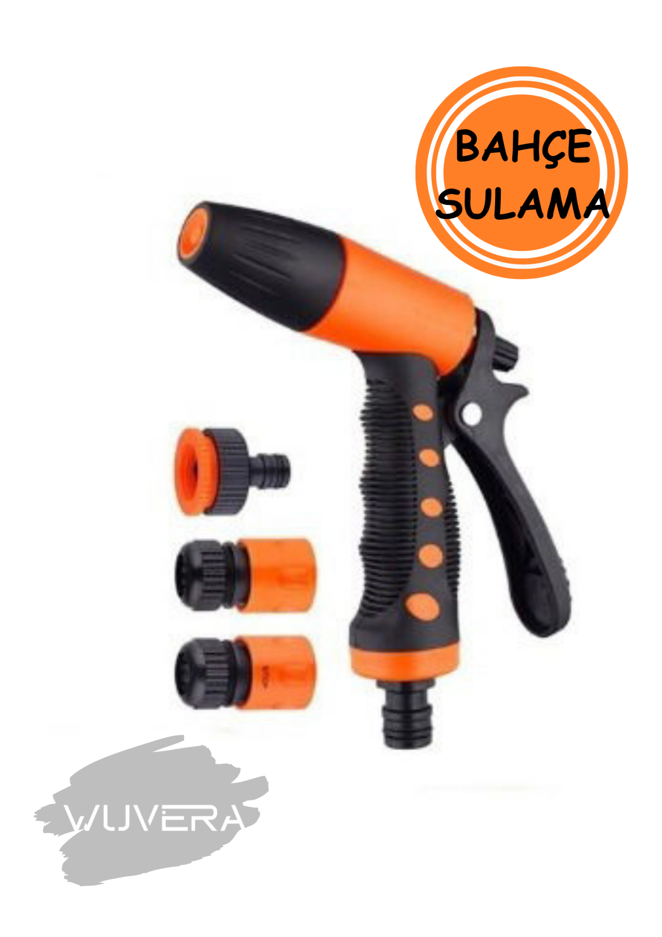 WUVERA Bahçe Sulama Tabancası, Sistemli Fıskiye Hortum Ucu