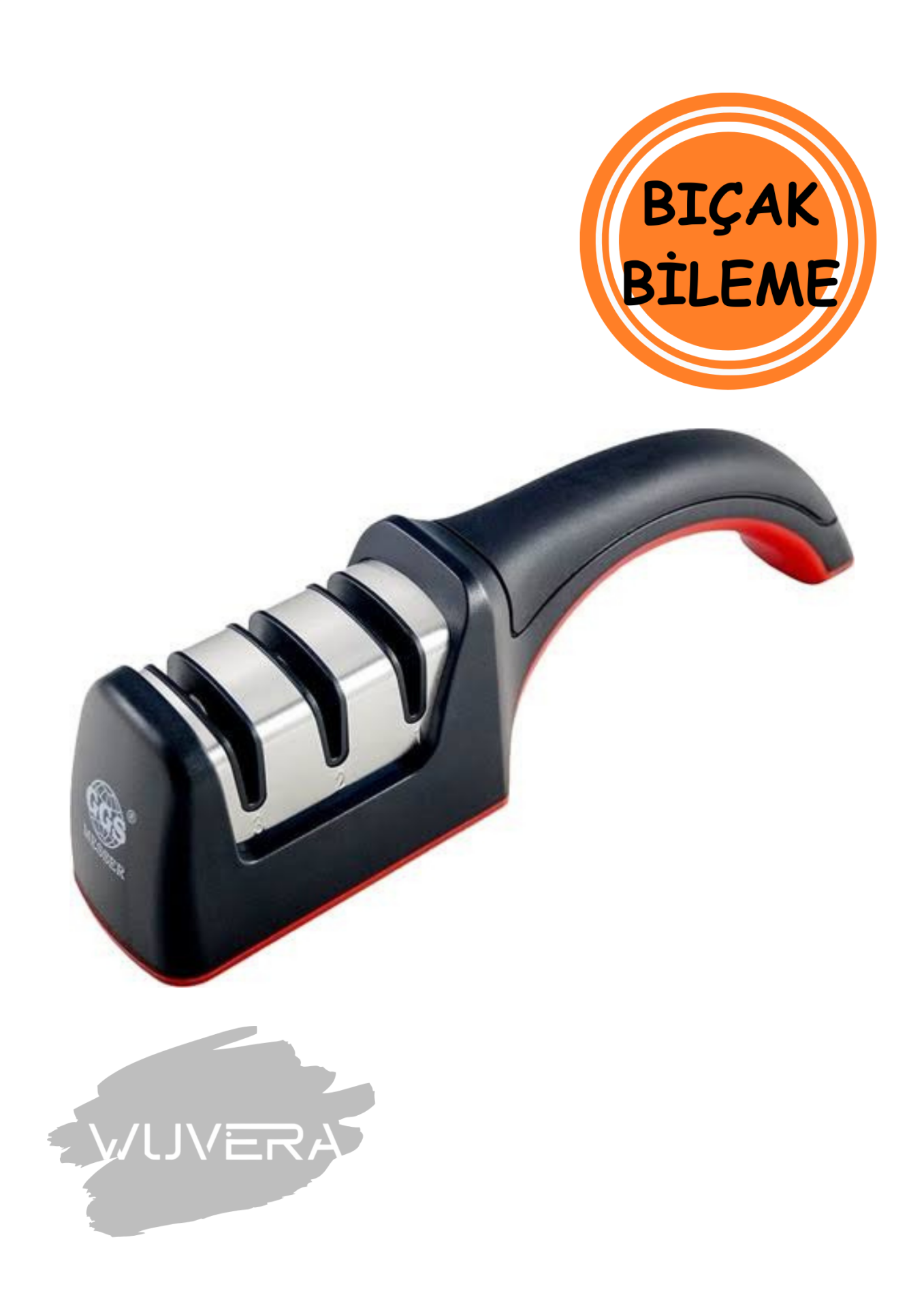 Wuvera Profesyonel Bıçak Bileyici – 3 Açılı Elmas, Seramik ve Çelik El Bıçakları Bileme