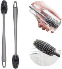 Wuvera TPR Silikon Fırça – Matara, Biberon, Emzik, Temizleyici, Kavanoz, Termos, Suluk, Yağ Şişesi Temizleme Fırçası