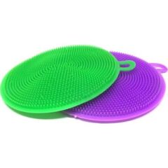 Wuvera Tükenmeyen Silikon Bulaşık Yıkama Fırçası – 2 Adet