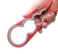 Pratik Kavanoz Kapağı Açacak 4 Boğum 8 Kademeli Şişe Kavanoz Açacağı Silikon