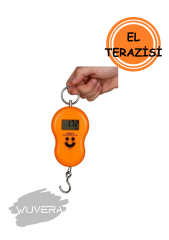 Wuvera Elektronik Dijital El Kantarı – 50 kg Kapasiteli, 10 gr Hassasiyetli