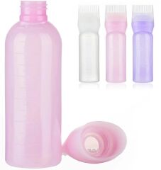 Taraklı Saç Boyama ve Bakım Yağı Uygulama Şişesi