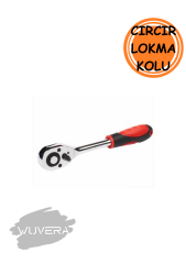 Wuvera 1/4” Lokma Cırcır Kolu – Bisiklet, Motosiklet ve Araba Tamirleri İçin Kompakt Anahtar