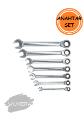 Wuvera 7’li Cırcır Anahtar Seti – Pratik ve Dayanıklı El Aleti Takımı