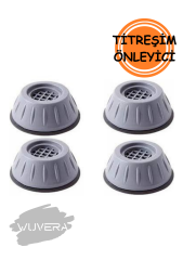 Wuvera Beyaz Eşya Altlığı – Çamaşır Makinesi, Bulaşık Makinesi ve Buzdolabı İçin Yükseltici & Titreşim Önleyici