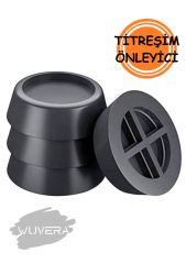 Wuvera Beyaz Eşya Altlığı – Çamaşır Makinesi, Bulaşık Makinesi ve Buzdolabı İçin Yükseltici & Titreşim Önleyici