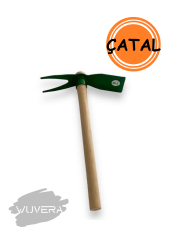 Wuvera Saplı Çatal Çapa – 40 cm Bahçe El Çapası