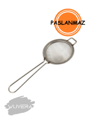 Wuvera Bardak Üstü Paslanmaz Çelik Çay Süzgeci – Pratik ve Şık Kullanım