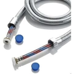 Wuvera Paslanmaz Kırılmaz Örgülü Çelik Duş Hortumu – 150 cm Uzun Ömürlü ve Esnek Tasarım