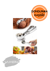 Wuvera Paslanmaz Çelik Dondurma ve Helva Kaşığı – Pratik ve Dayanıklı Kullanım
