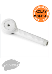 Wuvera Elektrikli Şofben Plastik Duş Başlığı - Dayanıklı ve Pratik Tasarım