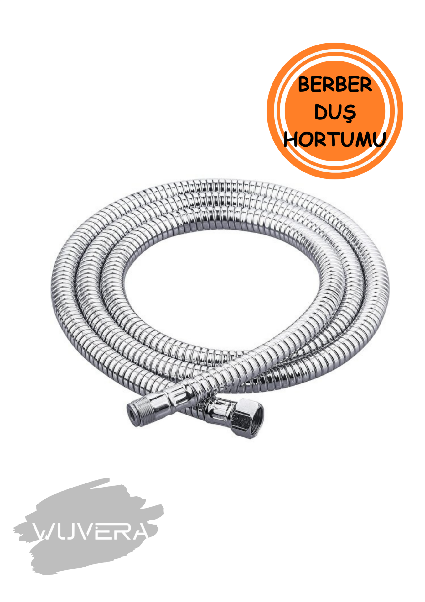 Wuvera 110 cm Berber Duş Hortumu - Dayanıklı ve Esnek Tasarım