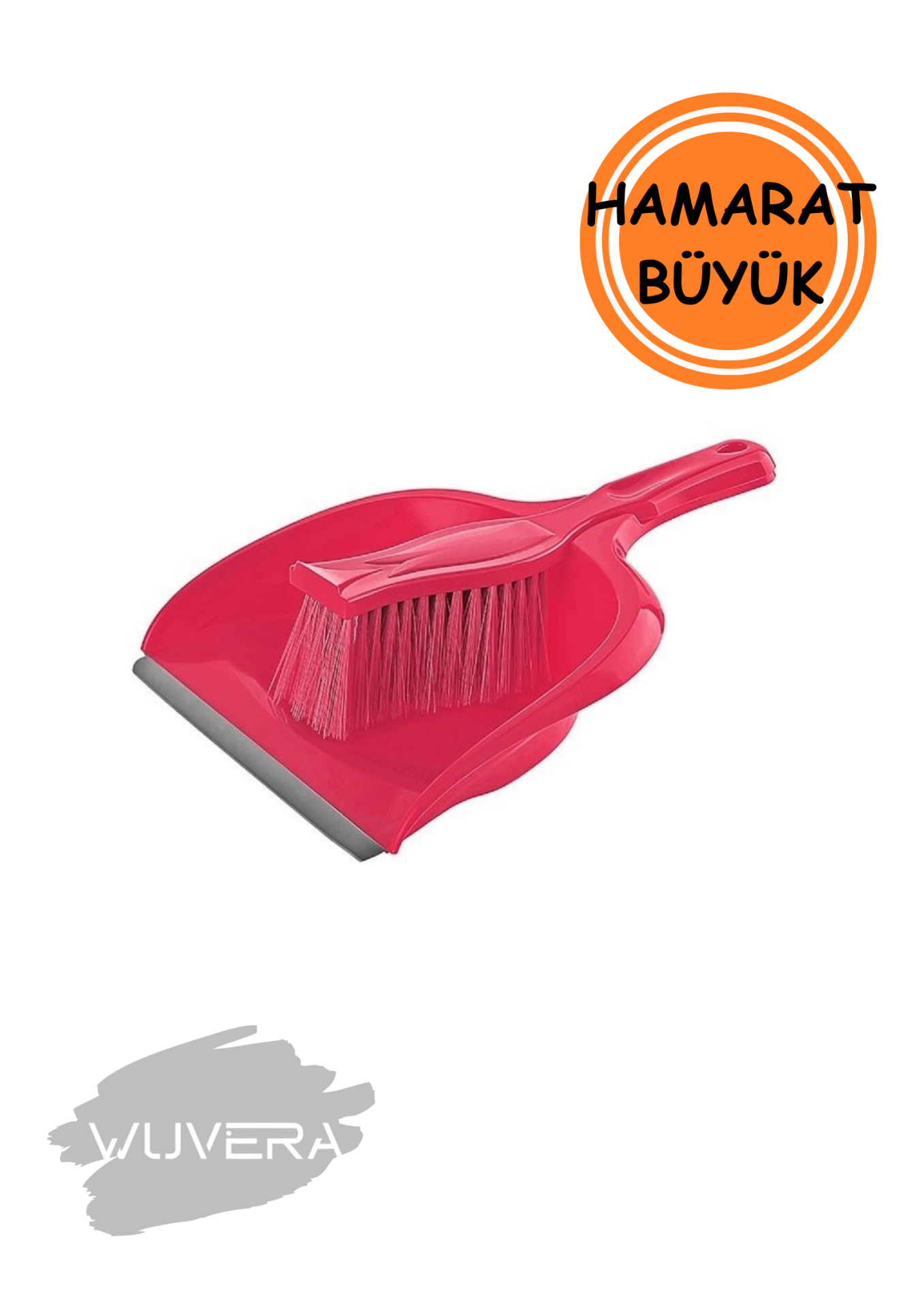Wuvera Fırçalı Uçlu Lastikli Faras - Kolay ve Etkili Temizlik Aracı