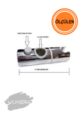 Wuvera Ayarlanabilir Duş Mafsalı - Sürgülü Duşlar İçin Duş Robot Mafsalı