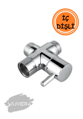 Wuvera Yağmurlama Tepe Robot Duş Yönlendiricisi - İç ve Dış 1/2 Bağlantı Aparatı (1 Adet)