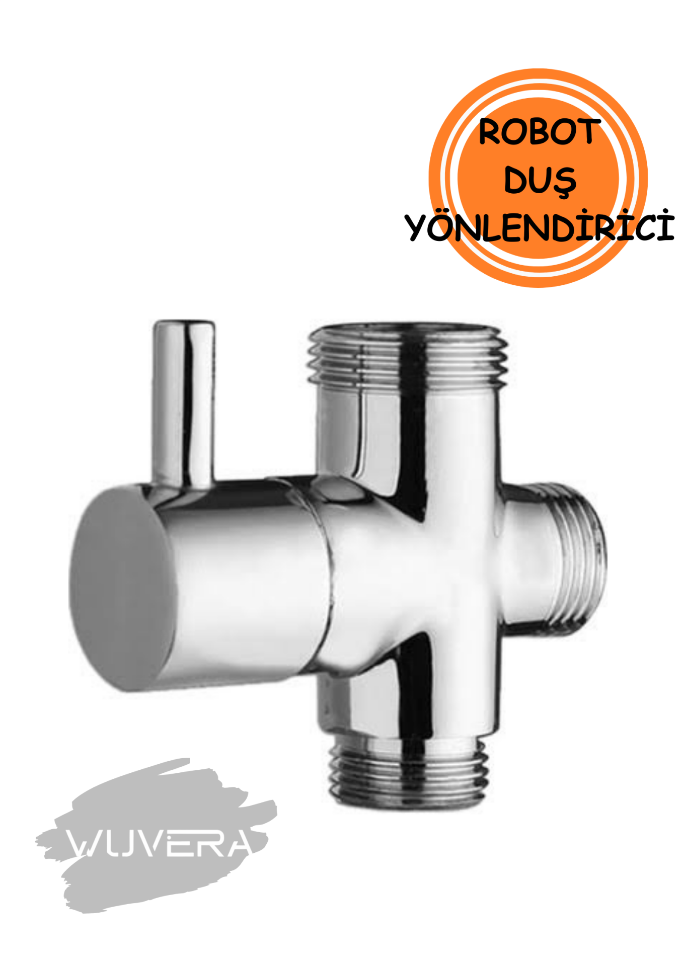 Wuvera Robot Duş Yönlendiricisi - 1/2 ve 3/4 Bağlantı Uyumlu Aparat