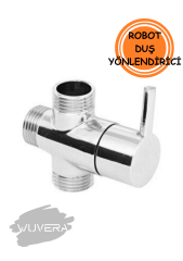 Wuvera Tepe Robot Duş Yönlendirici - Pirinç Malzeme, 1/2 Bağlantı Uyumlu Aparat