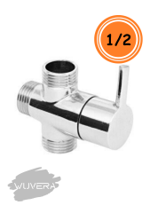 Wuvera Tepe Robot Duş Yönlendirici - Pirinç Malzeme, 1/2 Bağlantı Uyumlu Aparat