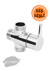 Wuvera Tepe Robot Duş Yönlendirici - Pirinç Malzeme, 1/2 Bağlantı Uyumlu Aparat