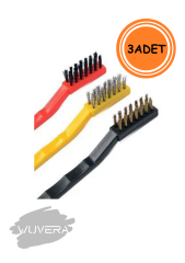 Wuvera 3'lü Ocak Fırın Mangal Izgara Airfryer Temizleme Tel Pas Sokma Fırçası - Etkili Yüzey Temizliği İçin Pratik Çözüm