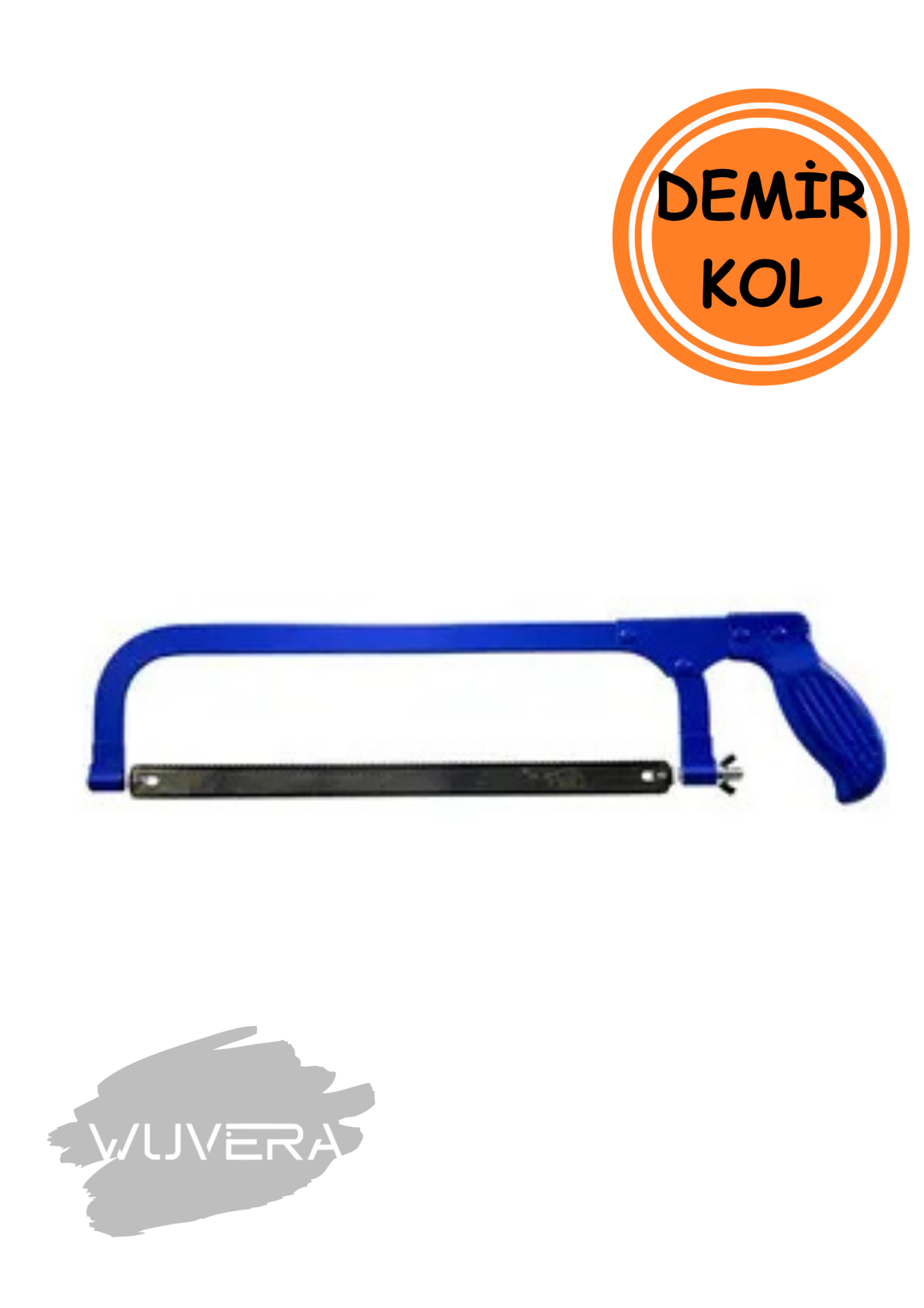 Wuvera 300 mm Ergonomik Demir Testere Kolu – Döküm Gövde, Güçlü Kesim Performansı