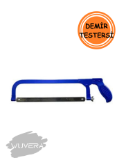 Wuvera 300 mm Ergonomik Demir Testere Kolu – Döküm Gövde, Güçlü Kesim Performansı