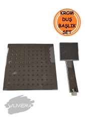 Wuvera Robot Duş Başlık Seti – Krom Kaplama Yağmurlama Duş Sistemi