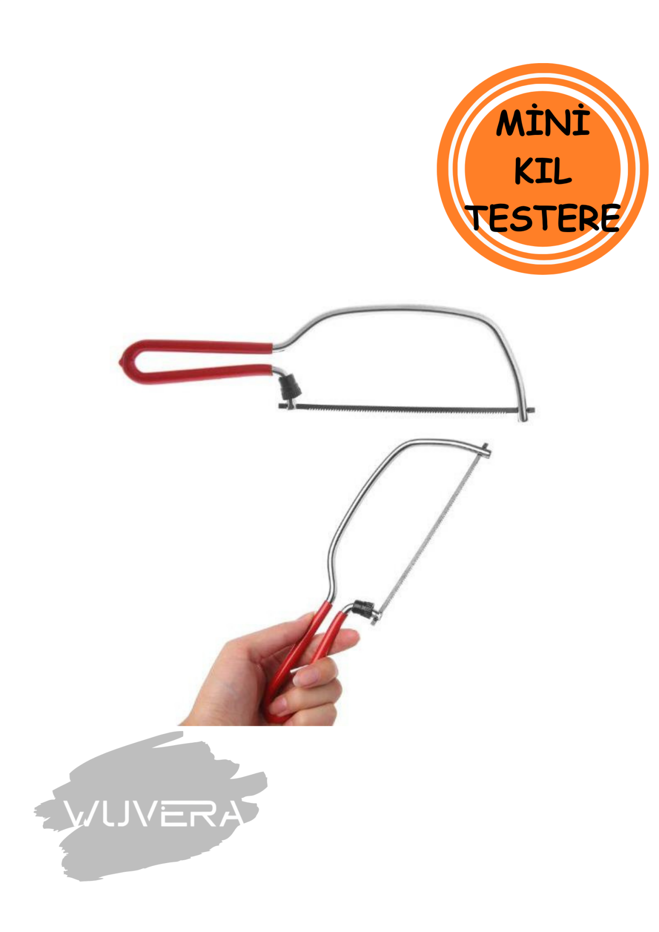 Wuvera Mini Kıl Testere – Ahşap, Cam, Metal ve Fayans Kesim İçin Pratik El Aleti