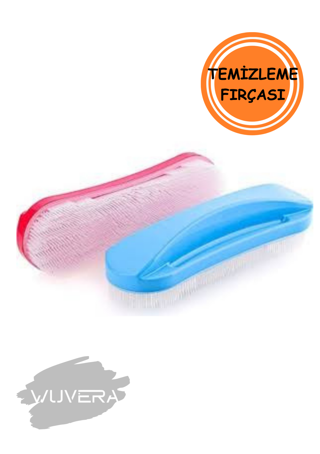 Wuvera İnce Uçlu Elbise ve Halı Fırça Yıkama – Pratik ve Güçlü Temizlik