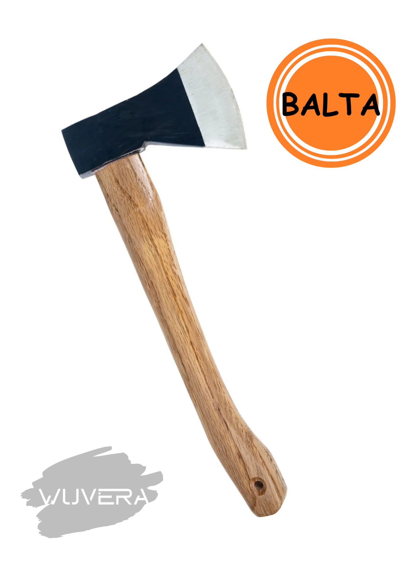 Wuvera Ahşap Saplı Balta – Güçlü, Dengeli ve Ergonomik Kesim Aracı