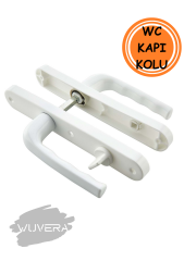 Wuvera PVC Pimapen Banyo/WC Kapı Kolu – Hafif ve Pratik Kapı Çözümü
