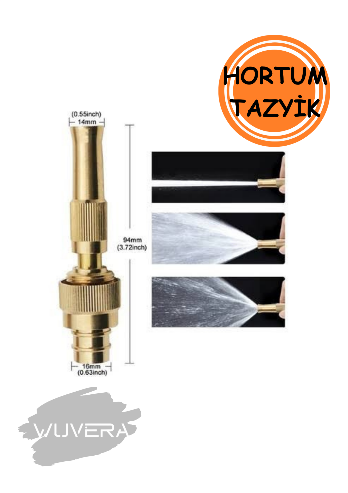 Wuvera Musluk Ucu ve Hortum Tazyik Bağlantı Aparatı – Yüksek Basınçlı Su İçin İdeal