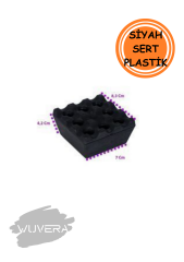 Wuvera Siyah Izgara Kül Tablası – Estetik ve Kullanışlı