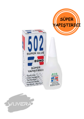 Wuvera 502 Japon Yapıştırıcısı – Süper Güçlü, Hızlı Kuruma, 20 gr