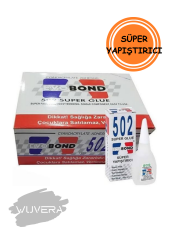 Wuvera 502 Japon Yapıştırıcısı – Süper Güçlü, Hızlı Kuruma, 20 gr