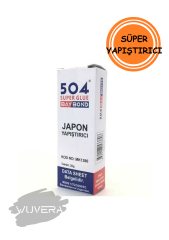 Wuvera 504 Japon Yapıştırıcısı – Süper Güçlü, Hızlı Kuruma, 20 gr