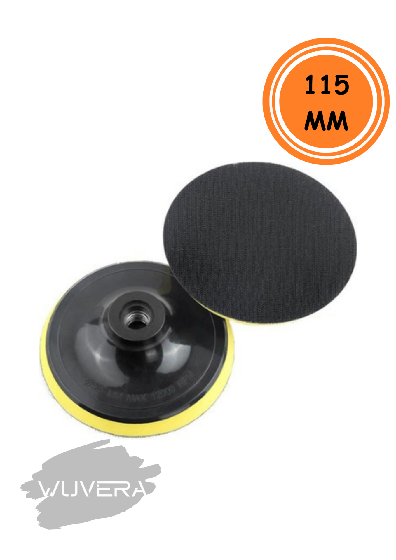 Wuvera 115 mm Cırt Zımpara Tabanı – Dayanıklı, Uyumlu ve Pratik Kullanım