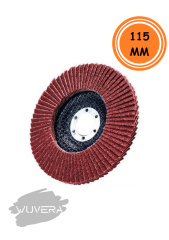 Wuvera 115MM 80 Kum Flap Zımpara – Yüksek Kaliteli Aşındırıcı Disk (1 Adet)