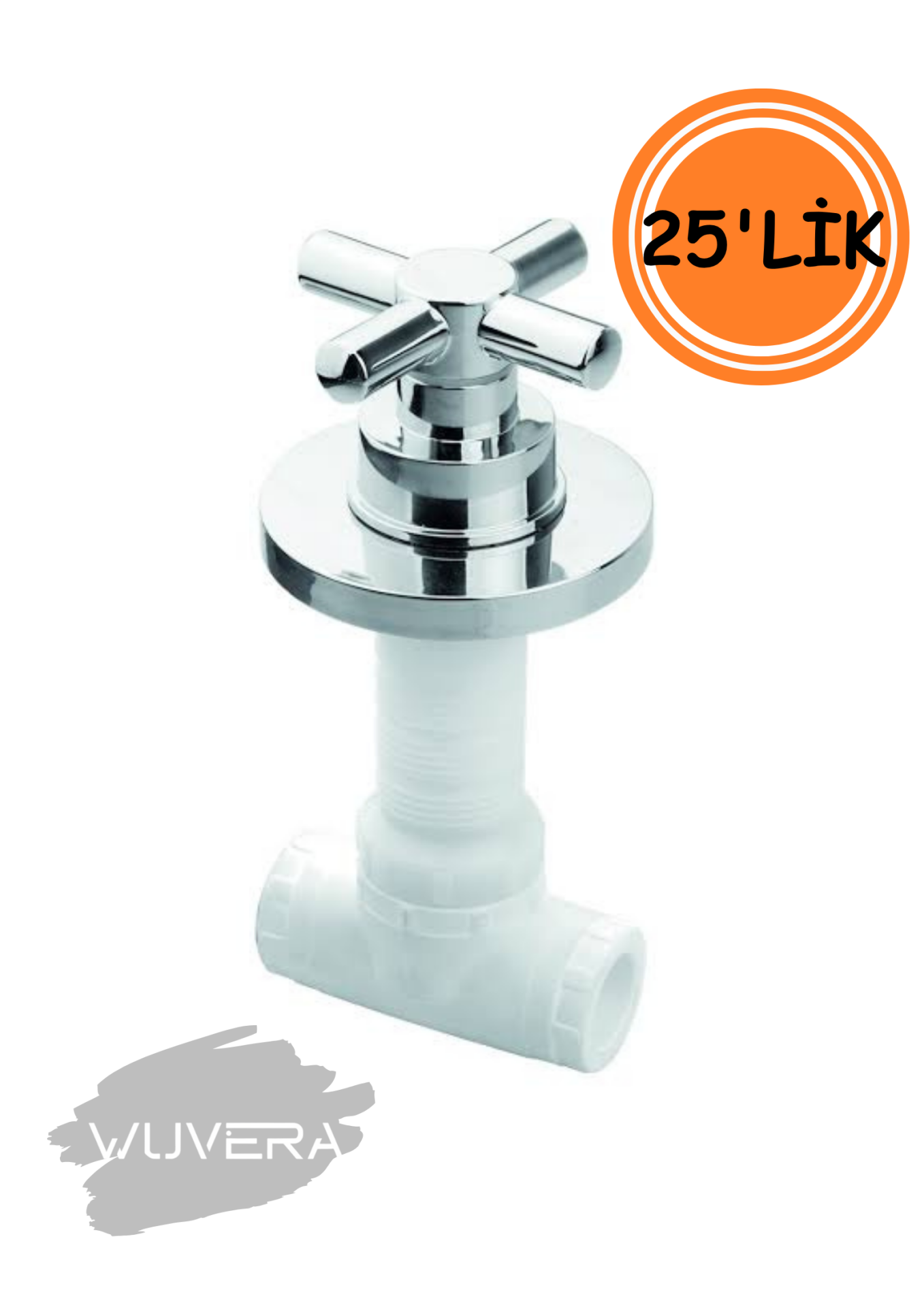 Wuvera Gömme Rezervuar İç Takım ve Ara Kesme Valfi – Uyumlu, Sessiz ve Pratik Sistem 25 Lik